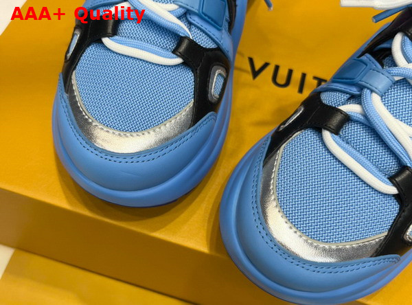 LV Archlight Sneaker Blue Mix of Materials Replica