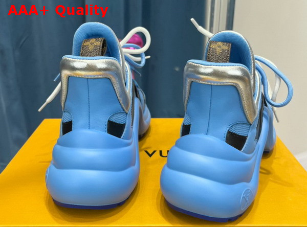 LV Archlight Sneaker Blue Mix of Materials Replica