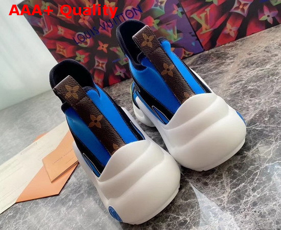 LV Archlight Sneaker Boot Blue Technical Fabric Replica