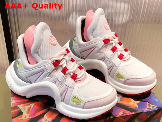 LV Archlight Sneaker Rose Clair 1A951A Replica