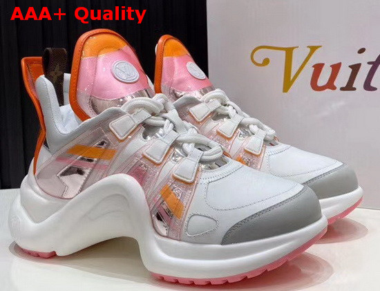 LV Archlight Sneaker Rose Orange 1A65RE Replica