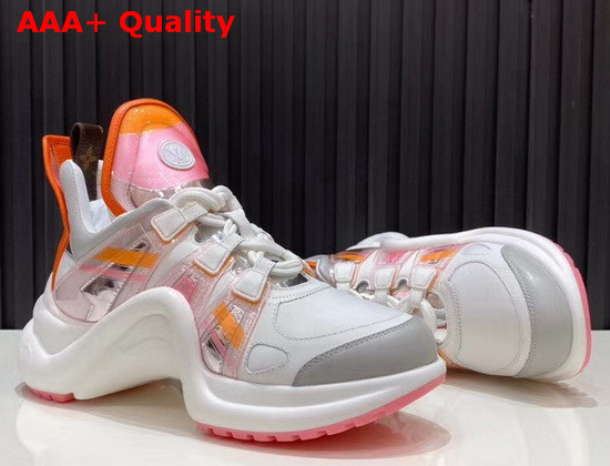 LV Archlight Sneaker Rose Orange 1A65RE Replica