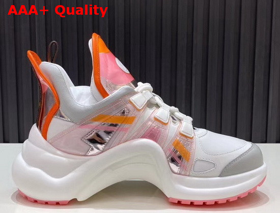 LV Archlight Sneaker Rose Orange 1A65RE Replica