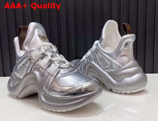 LV Archlight Sneaker Silver Technical Fabric 1A52JB Replica