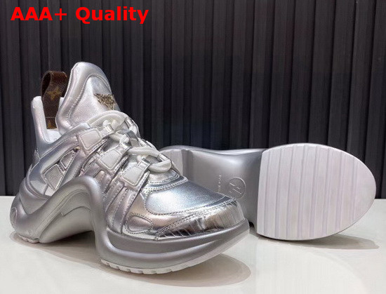 LV Archlight Sneaker Silver Technical Fabric 1A52JB Replica