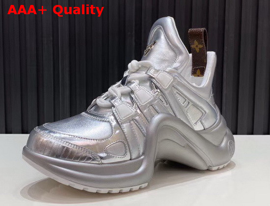 LV Archlight Sneaker Silver Technical Fabric 1A52JB Replica