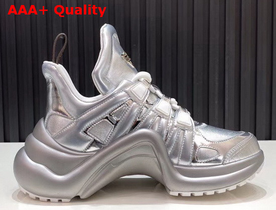 LV Archlight Sneaker Silver Technical Fabric 1A52JB Replica