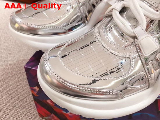 LV Archlight Sneaker in Silver Mix of Materials Replica