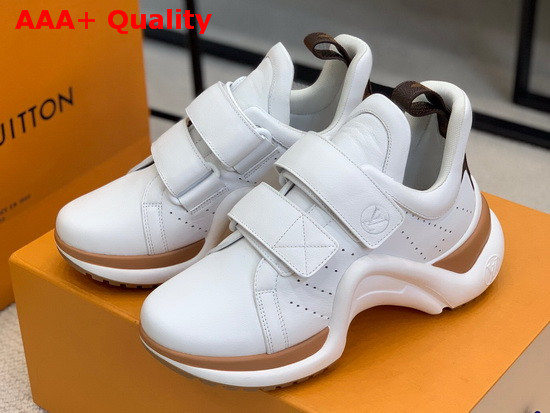 LV Archlight Sneaker in White Calf Leather 1A8CMD Replica