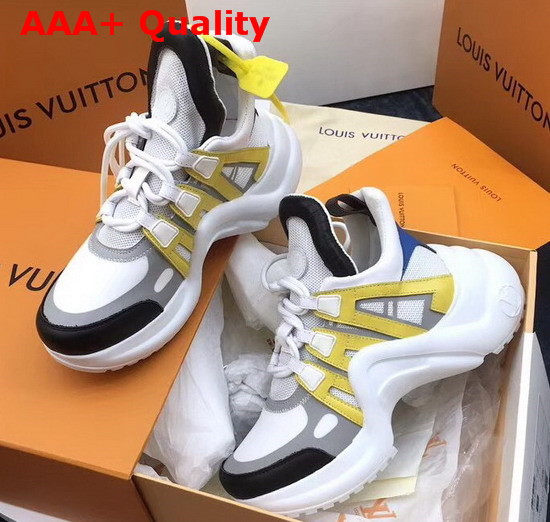 LV Archlight Trainer Plain Calf Leather and Technical Fabrics Multicolor Replica