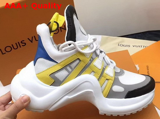 LV Archlight Trainer Plain Calf Leather and Technical Fabrics Multicolor Replica