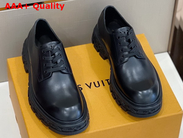 LV Baroque Derby in Black Calf Leather 1AAHAT Replica