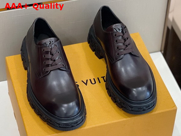 LV Baroque Derby in Brown Calf Leather Replica