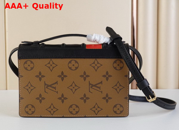 LV Book Chain Wallet Monogram Reverse Coated Canvas M81830 Replica