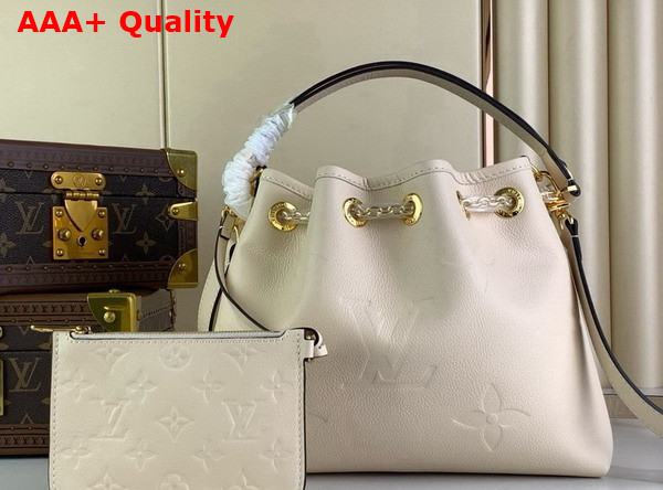 LV Bundle Bag in Cream Monogram Empreinte Leather M25452 Replica