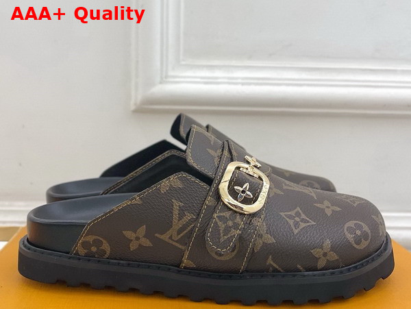 LV Cosy Flat Comfort Clog in Monogram Canvas Replica