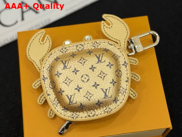 LV Crab Bag Charm in Gold Replica