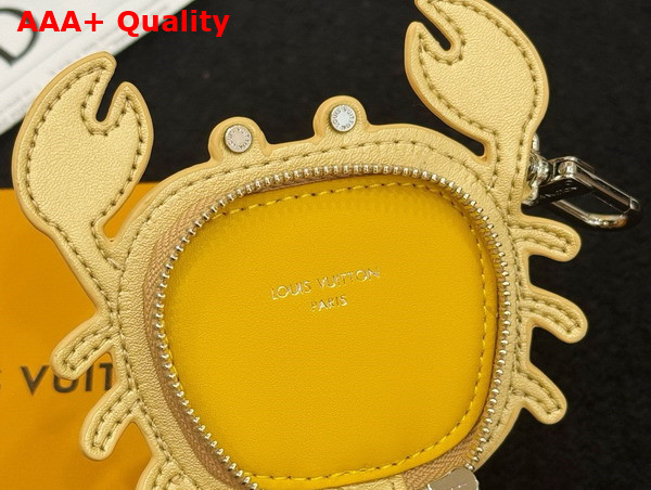 LV Crab Bag Charm in Gold Replica