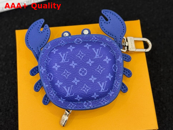 LV Crab Bag Charm in Indigo Blue M02217 Replica