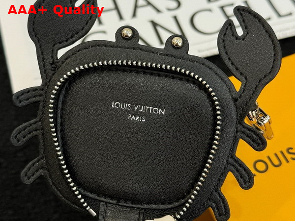 LV Crab Bag Charm in Monogarm Eclipse Canvas Replica