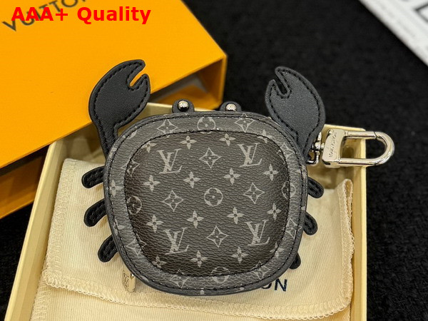 LV Crab Bag Charm in Monogarm Eclipse Canvas Replica