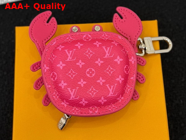 LV Crab Bag Charm in Pondichery Pink M02298 Replica