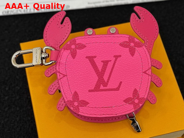 LV Crab Bag Charm in Pondichery Pink M02298 Replica