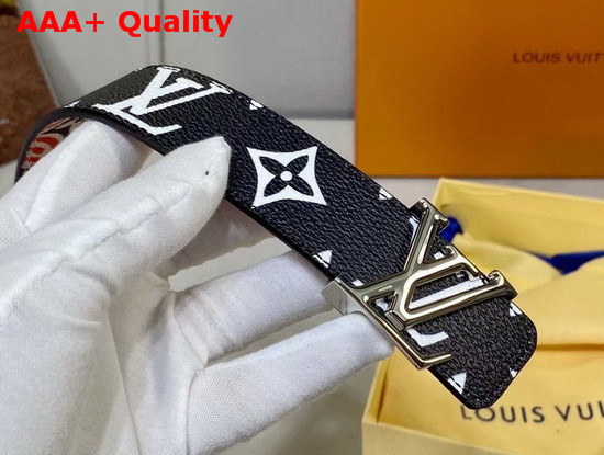 LV Crafty Iconic 30mm Reversible Belt Creme Rouge Noir M0312U Replica