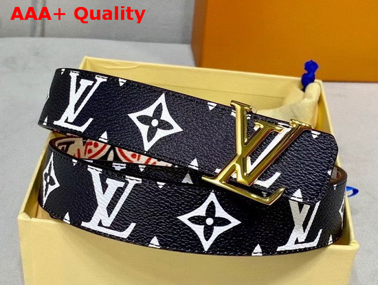 LV Crafty Iconic 30mm Reversible Belt Creme Rouge Noir M0312U Replica