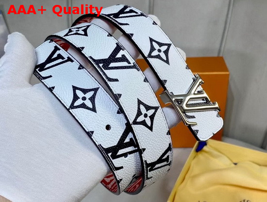 LV Crafty Iconic 30mm Reversible Belt Red White Black Replica