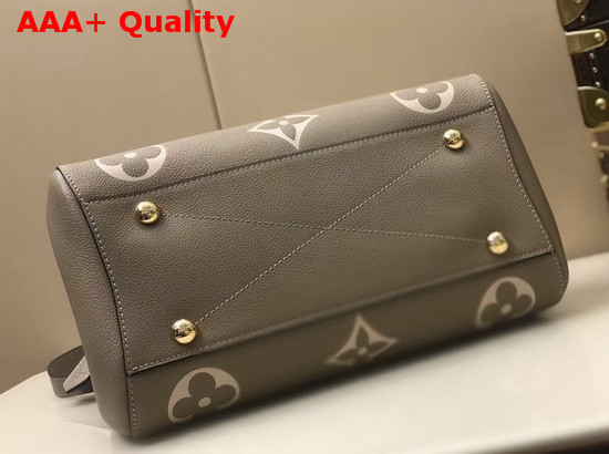 LV Crafty Montaigne MM Handbag in Khaki Monogram Empreinte Cowhide Leather Replica