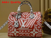 LV Crafty Speedy Bandouliere 25 Red and White Replica