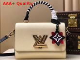 LV Crafty Twist MM Handbag Creme Epi Grained Leather M56779 Replica