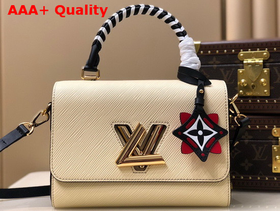 LV Crafty Twist MM Handbag Creme Epi Grained Leather M56779 Replica