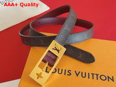 LV Duo 18mm Reversible Belt Monogram Canvas and Leather Replica