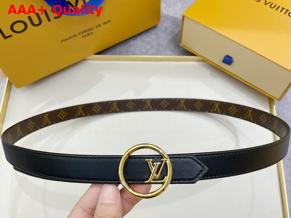 LV Eclispe 20mm Reversible Belt Monogram M0595V Replica