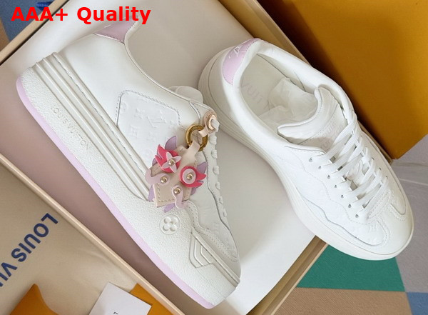 LV Groovy Sneaker in White Calf Leather 1ACO5R Replica