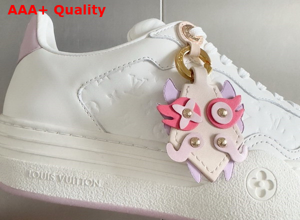 LV Groovy Sneaker in White Calf Leather 1ACO5R Replica