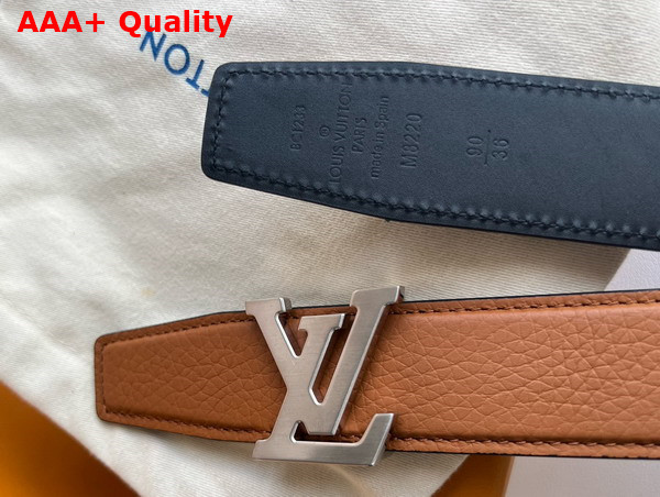 LV Heritage 35mm Reversible Belt in Cognac Leather M8220V Replica