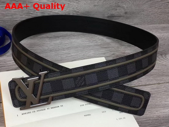 LV Initiales 40mm Belt Damier Graphite Grey M0051S Replica