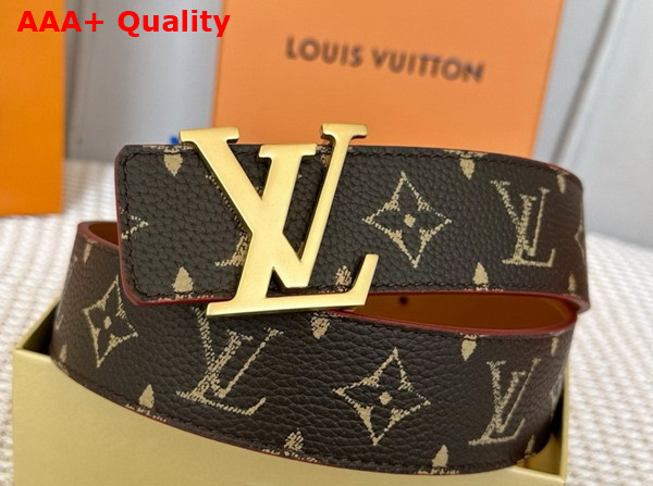 LV Initiales 40mm Reversible Belt in Brown Taurillon Leather M8547V Replica