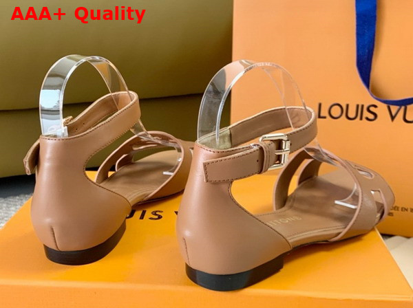 LV Isola Sandal in Cognac Calf Leather 1ACIP0 Replica