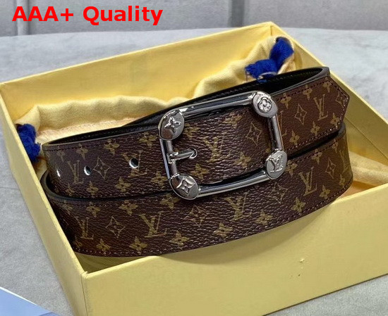 LV Malletier 25mm Belt Monogram Canvas and Calf Leather Lining M9943U Replica