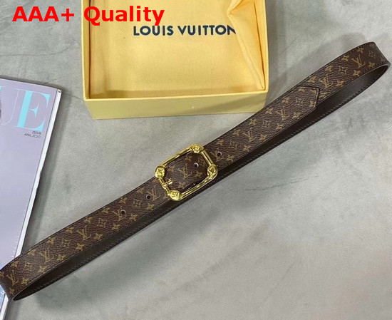 LV Malletier 25mm Belt Monogram Canvas and Calf Leather Lining M9943U Replica