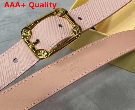 LV Malletier 25mm Belt Rose Ballerine Pink Epi Leather Strap M0095U Replica