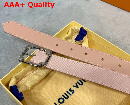 LV Malletier 25mm Belt Rose Ballerine Pink Epi Leather Strap M0095U Replica