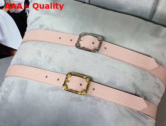 LV Malletier 25mm Belt Rose Ballerine Pink Epi Leather Strap M0095U Replica