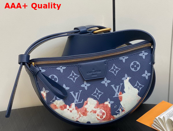 LV Moon Crossbody Bag in Monogram Bleach Coated Canvas Replica