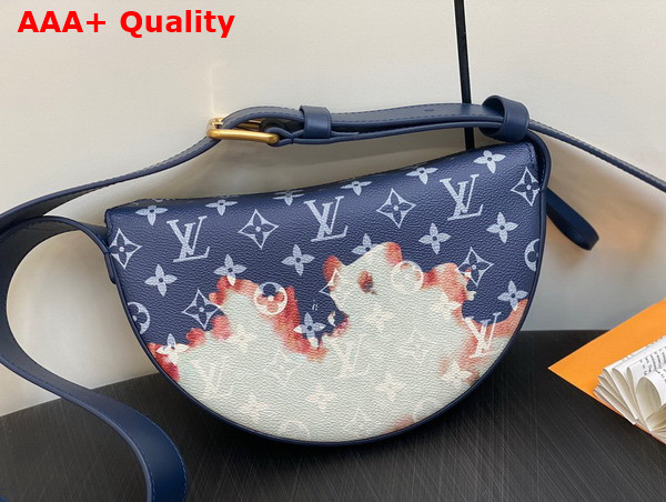 LV Moon Crossbody Bag in Monogram Bleach Coated Canvas Replica