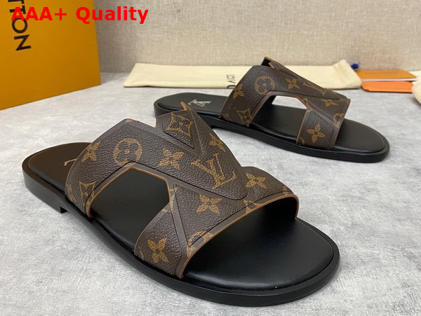 LV Oasis Mule in Monogram Grained Calf Leather Replica